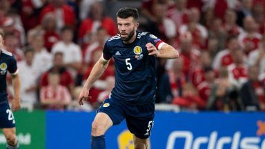 Scotland’s Grant Hanley to miss bulk of Euro qualifiers due to ruptured Achilles