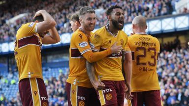 Motherwell end Rangers’ long winning league run at Ibrox