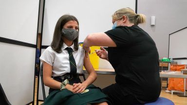Schoolgirl one of the first in Scotland to get jab in 12-15 rollout