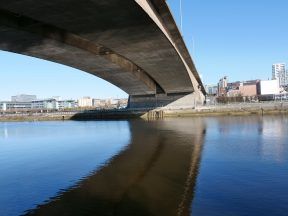 Weather caused falling concrete from M8 Kingston Bridge with inspections ordered