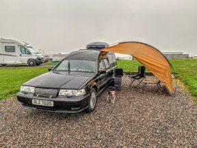 Grim sleeper: Couple tour North Coast 500 in converted hearse