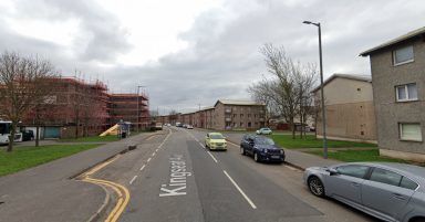 Man in hospital after being knocked off bike in crash with car