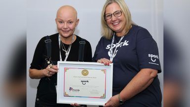 TV star Gail Porter helps neighbourhood group celebrate relaunch