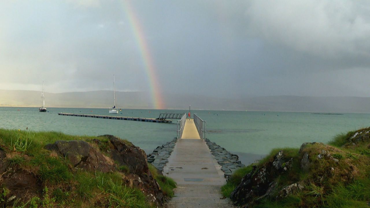 Residents hope the show will bring more tourists to the Isle of Gigha.