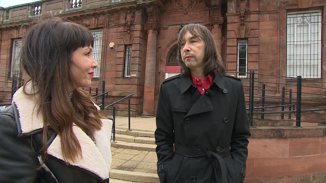 Laura Boyd and Bobby Gillespie visited Springburn, where the Primal Scream frontman grew up.