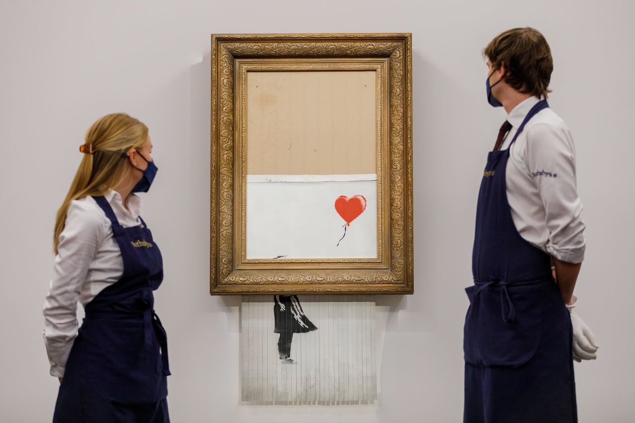 Cut & Run will include stencils used to create some of Banksy's most famous works.