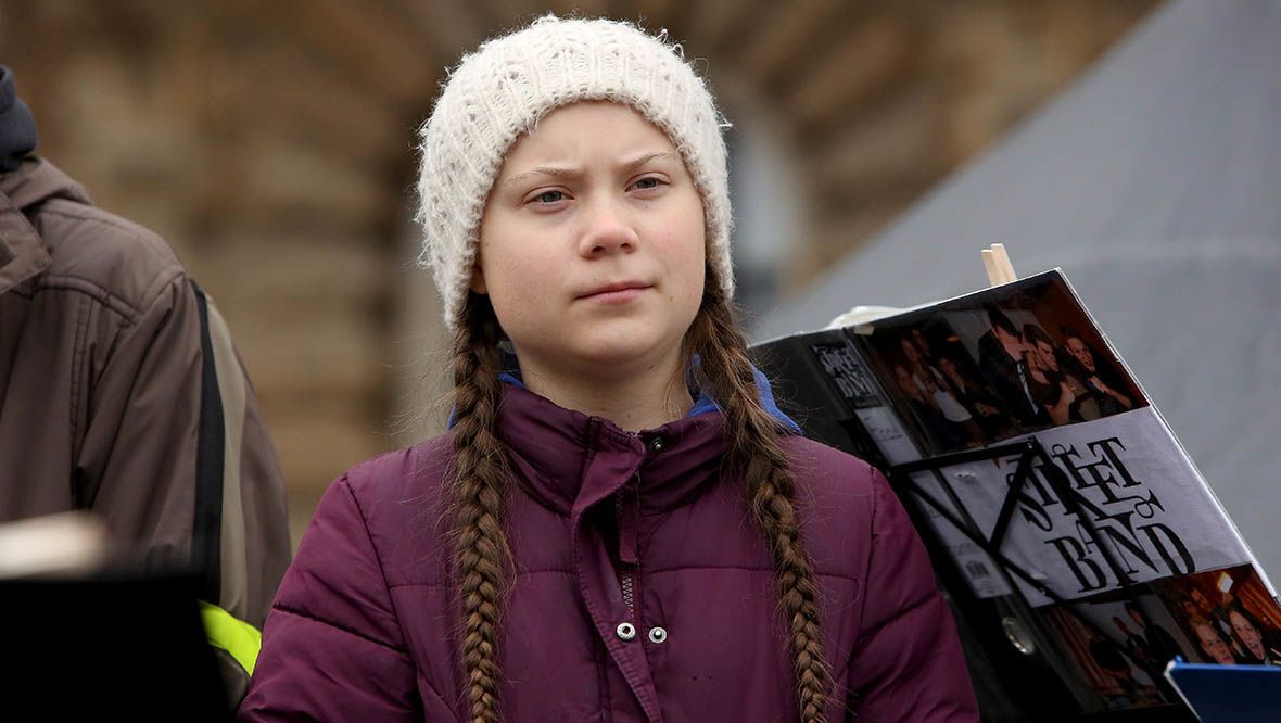 Greta Thunberg plans to take part in a demonstration on Saturday.
