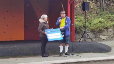 Tartan Army donate to children’s charity ahead of Faroes match