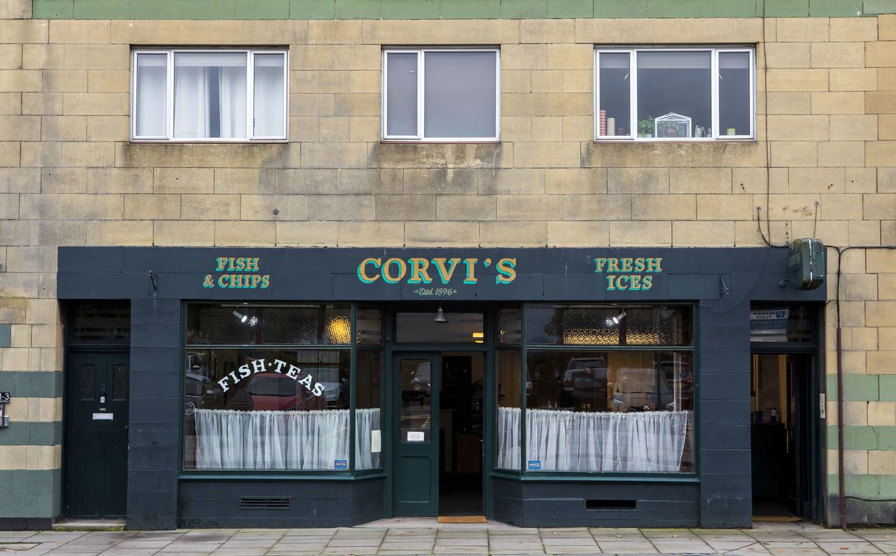 Corvi's chip shop in Bo'ness.