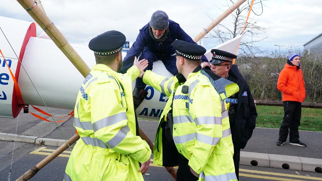 Dozens arrested as climate groups target Amazon on Black Friday