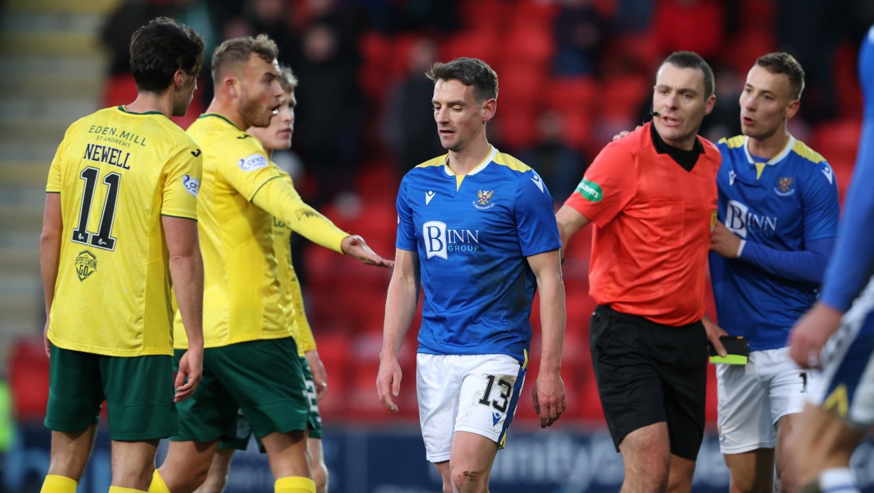 St Johnstone boss Davidson left to rue Bryson red card