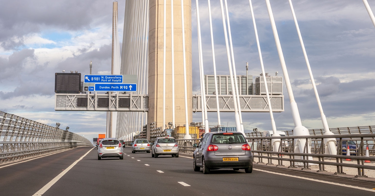 ‘Near disaster’: Low-flying drone strikes van on Queensferry Crossing