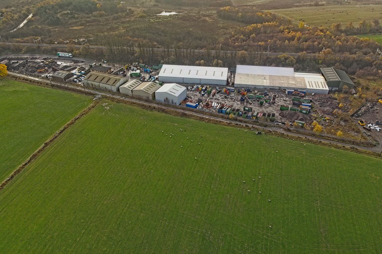 Saica Natur UK Limited site in Croy.