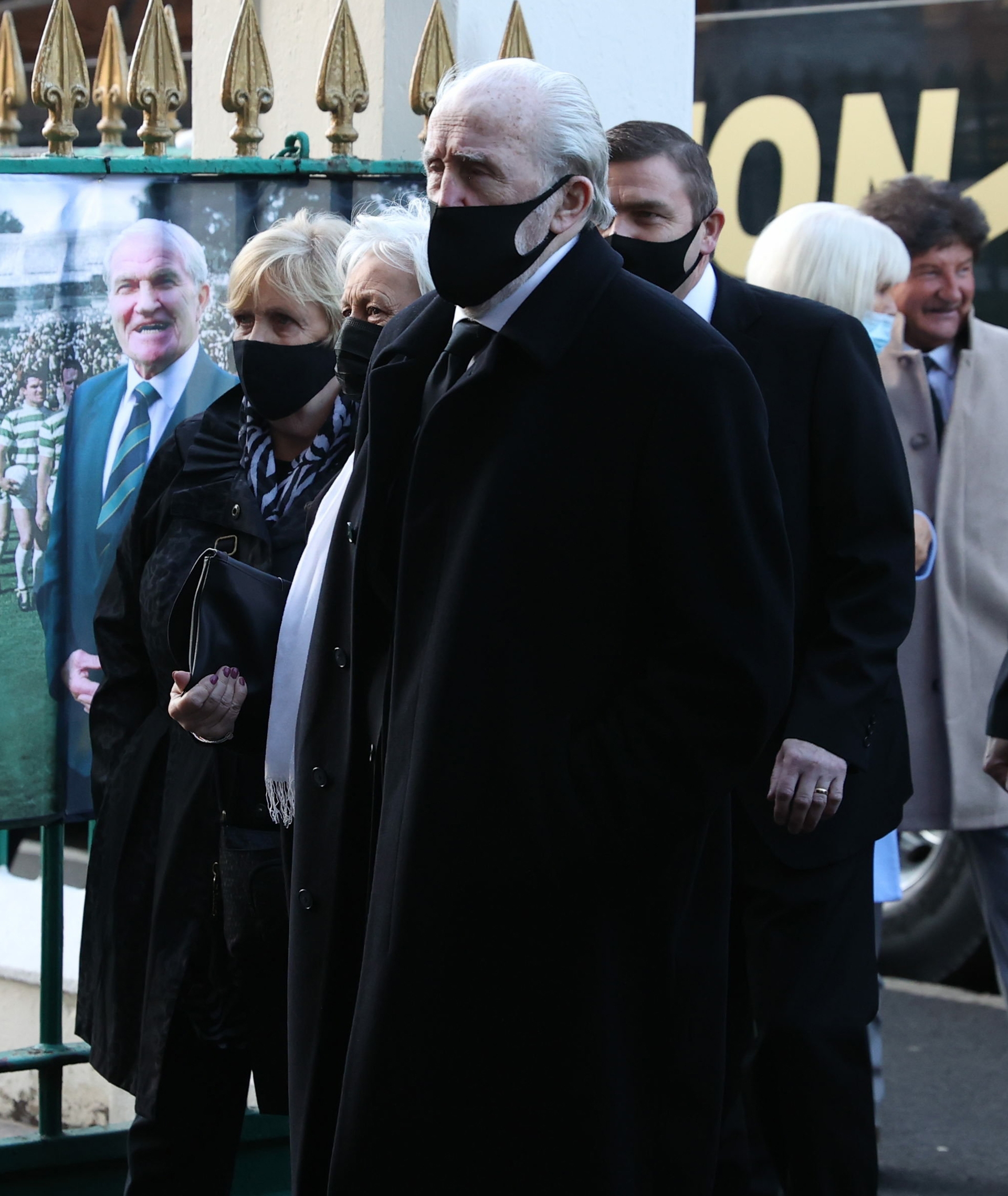 Club legend: Danny McGrain arrives at St Mary's