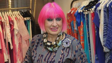 Dress designer Zandra Rhodes puts collection on show in Aberdeen