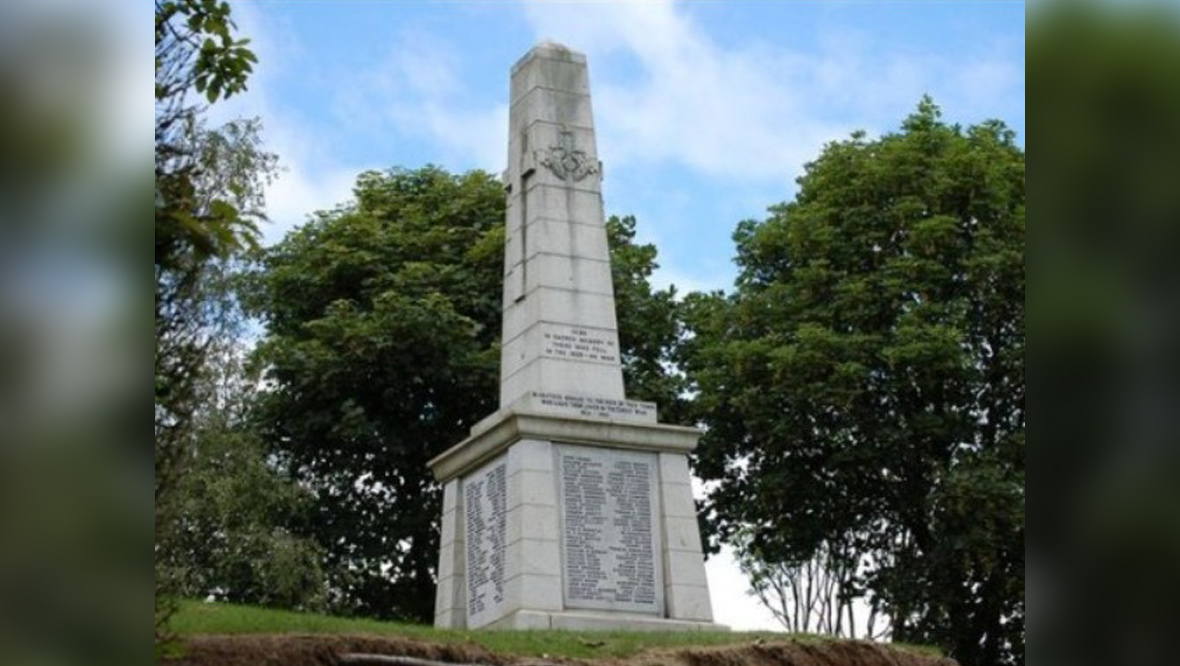 Specialists needed to repair war memorial damaged by vandals