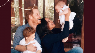 Harry and Meghan share first picture of baby Lilibet in Christmas card