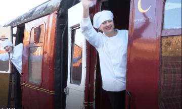 Families welcomed aboard The Polar Express for festive journey