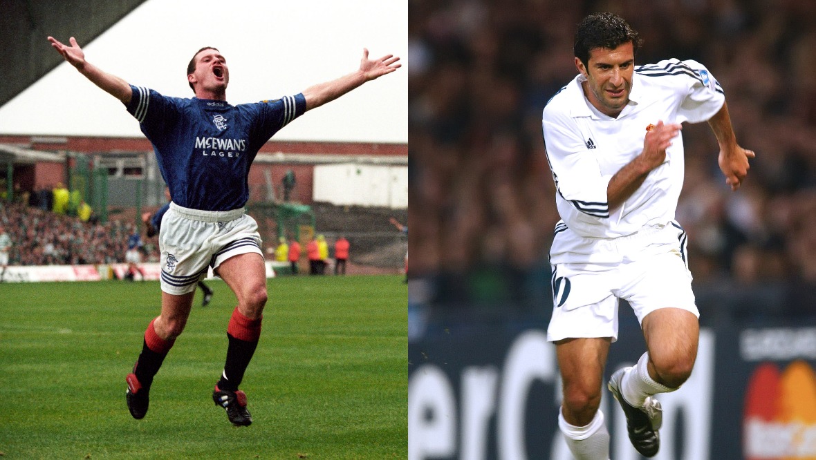 Gazza, Figo and Roberto Carlos announced for Rangers legends match