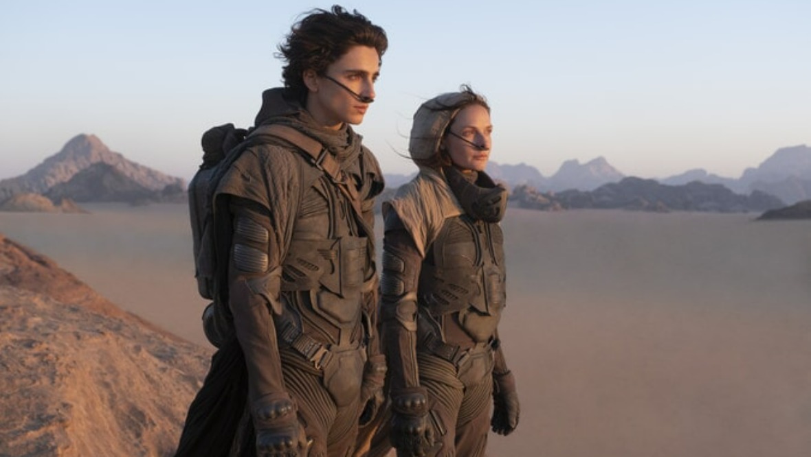 Dune: Timothée Chalamet and Rebecca Ferguson.