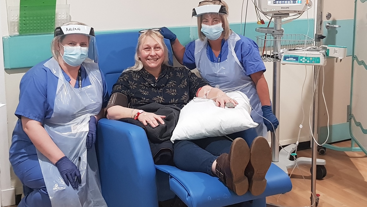 Woman receives new treatment after ‘frightening’ experience with Covid