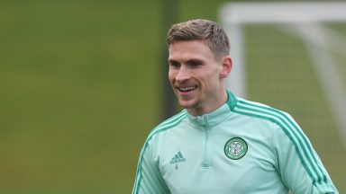 Celtic defender Carl Starfelt back in training but will miss Aberdeen visit