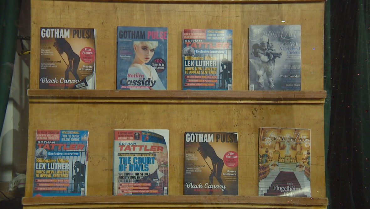 Read all about it: Gotham-themed magazines.