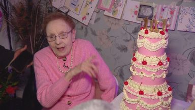 First class: Pensioner celebrates 101st birthday in style