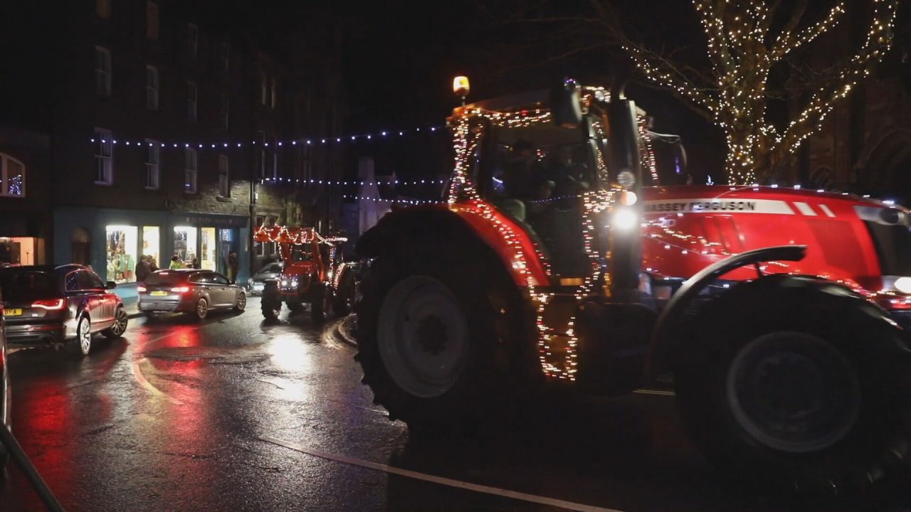 Thousands raised for charity as farmers arrange colourful tractor run