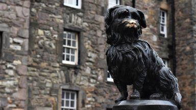 Tributes paid to loyal dog Greyfriars Bobby 150 years on from his death