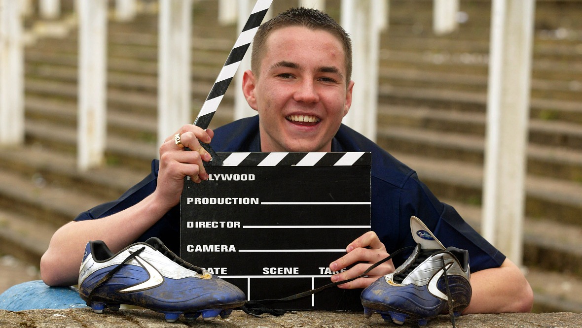 Martin Compston was a promising young footballer at Greenock Morton when he became a film star.