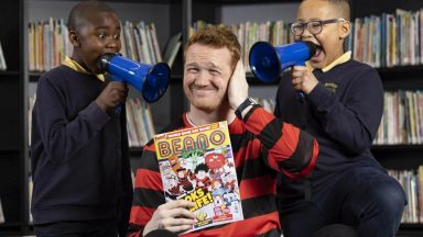 Olympian Greg Rutherford and Beano reveal World Book Day collaboration