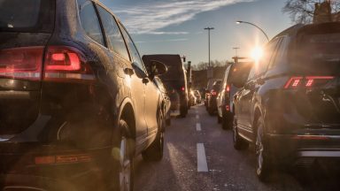 Rush hour traffic disruption after crash on M8 causes 40 minute delays at Junction 2