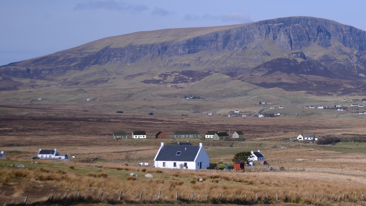 New homes built to help stop depopulation in island village