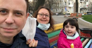 Russian invasion: Scottish dad in Ukraine tells of ‘terrifying explosions and jets screaming across sky’