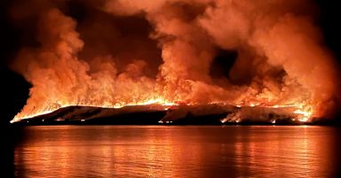 Scotland’s Gruinard Island known as ‘Anthrax Island’ site of germ warfare experiments engulfed by fire