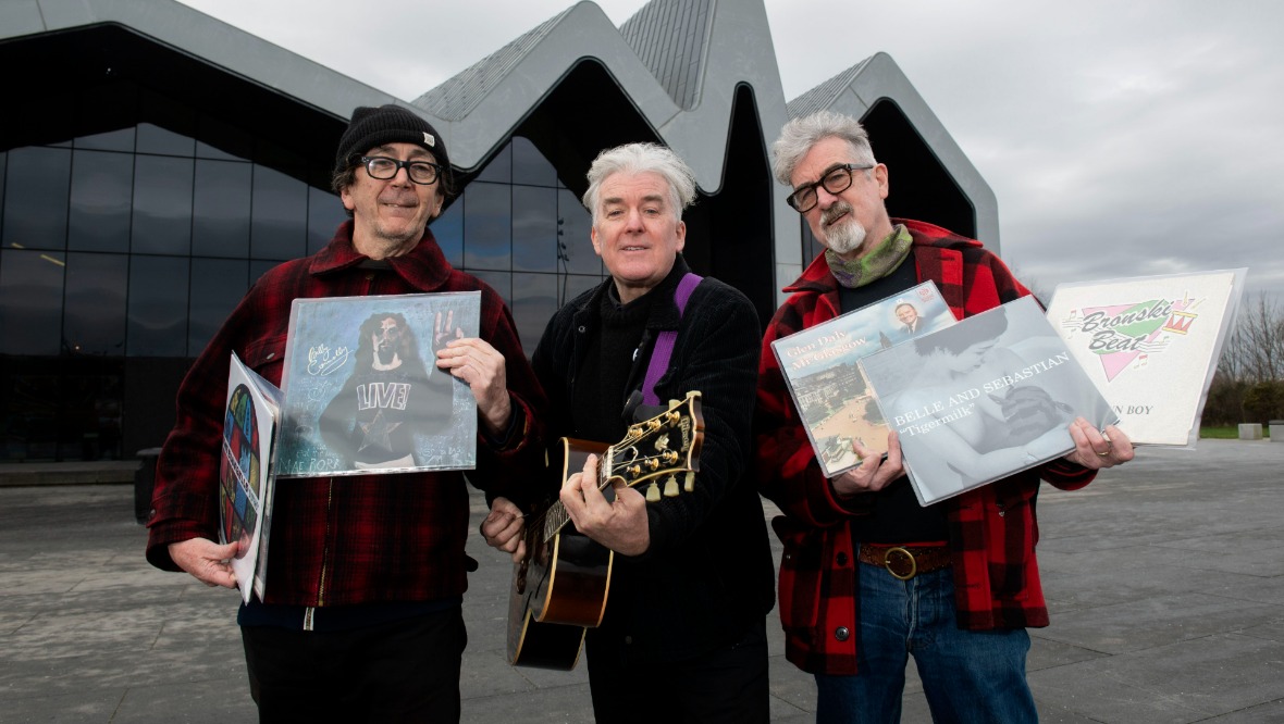 The Bluebells open Spinning Around – Glasgow’s Remarkable Record Shops exhibition at Riverside Museum