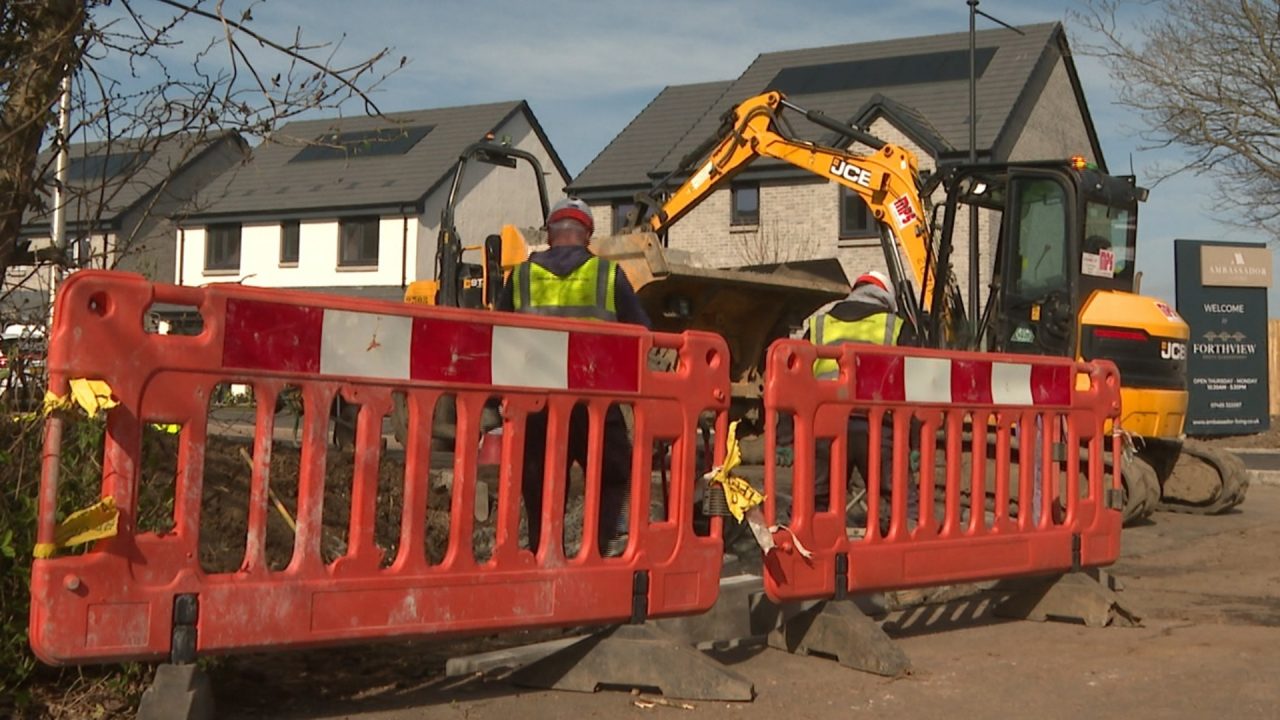 South Queensferry residents protest over plans to block access road to new housing development