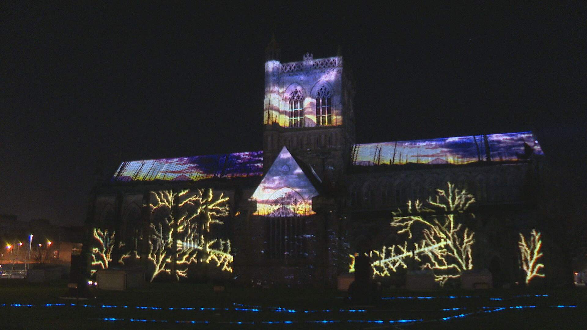Paisley Abbey: Animation, poetry and music will transform the area.