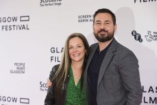 Martin Compston at 20th anniversary screening of first film Sweet Sixteen in Glasgow