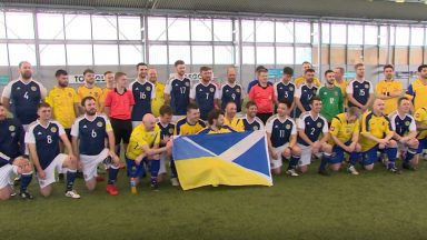 Tartan Army play their part in fundraising effort for Ukraine