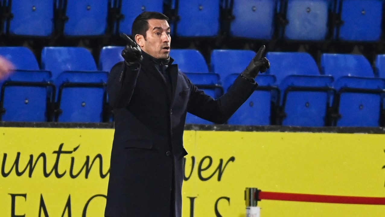 Van Bronckhorst: Points were paramount in Rangers’ win at St Johnstone