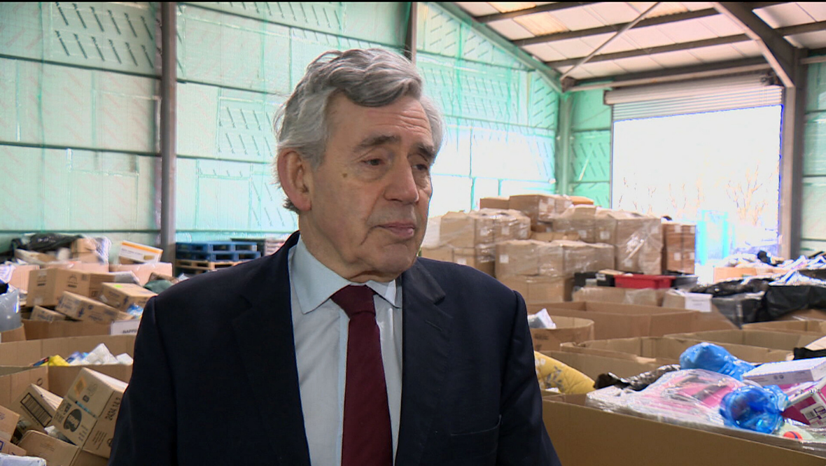 Gordon Brown has called for the UK Government to act.
