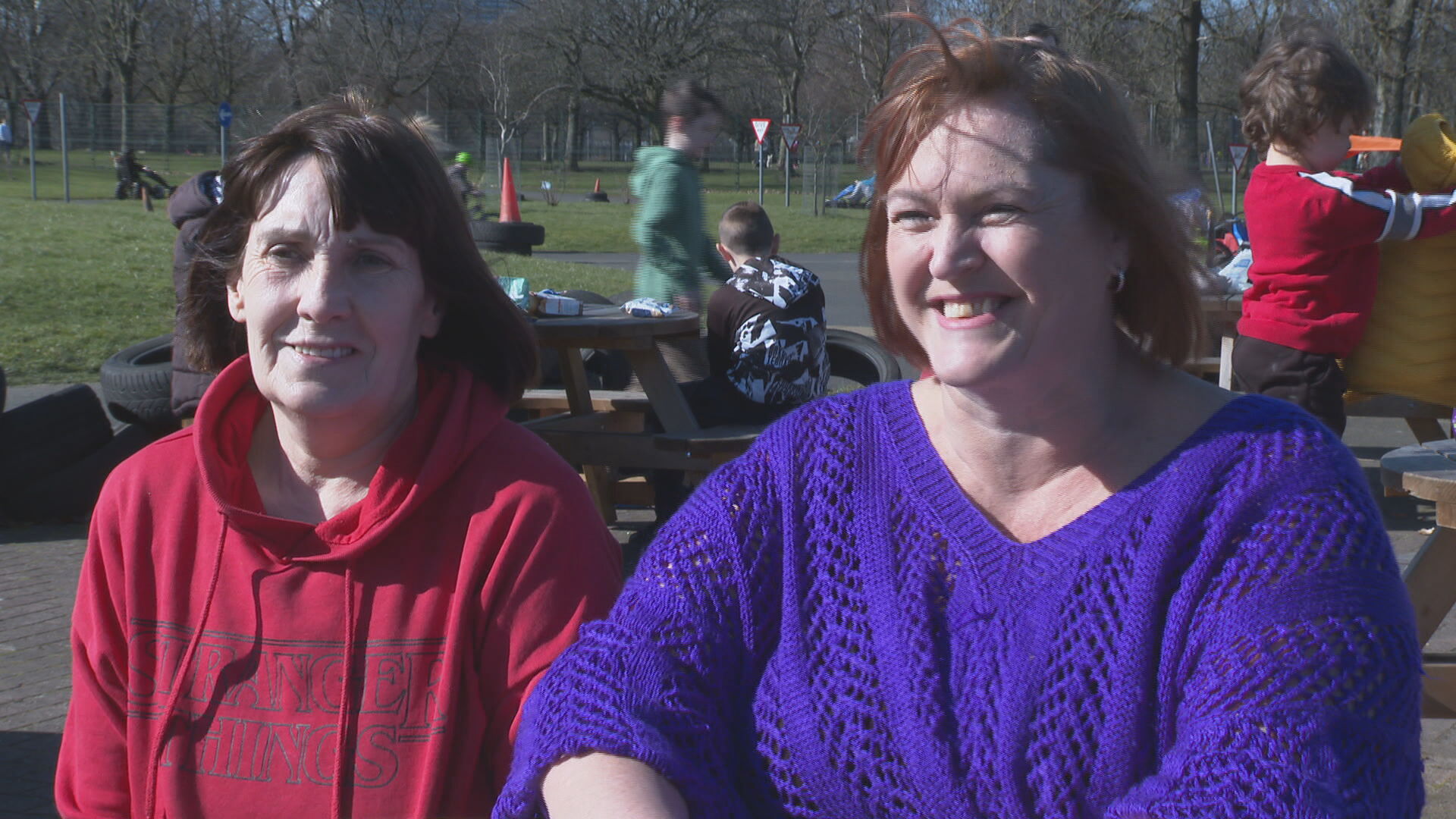 The boys' mums are delighted with their new skills along with their new friendship.