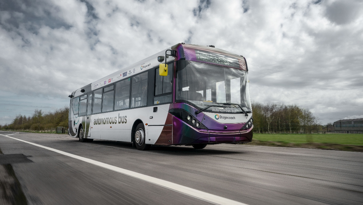 UK’s first ‘driverless’ buses hit roads in Scotland for live testing in Edinburgh and Fife