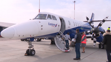 Scheduled flights return to Wick airport for first time since September 2019