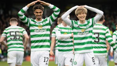 Kyogo Furuhashi nets opener as Celtic edge towards title with win at Ross County