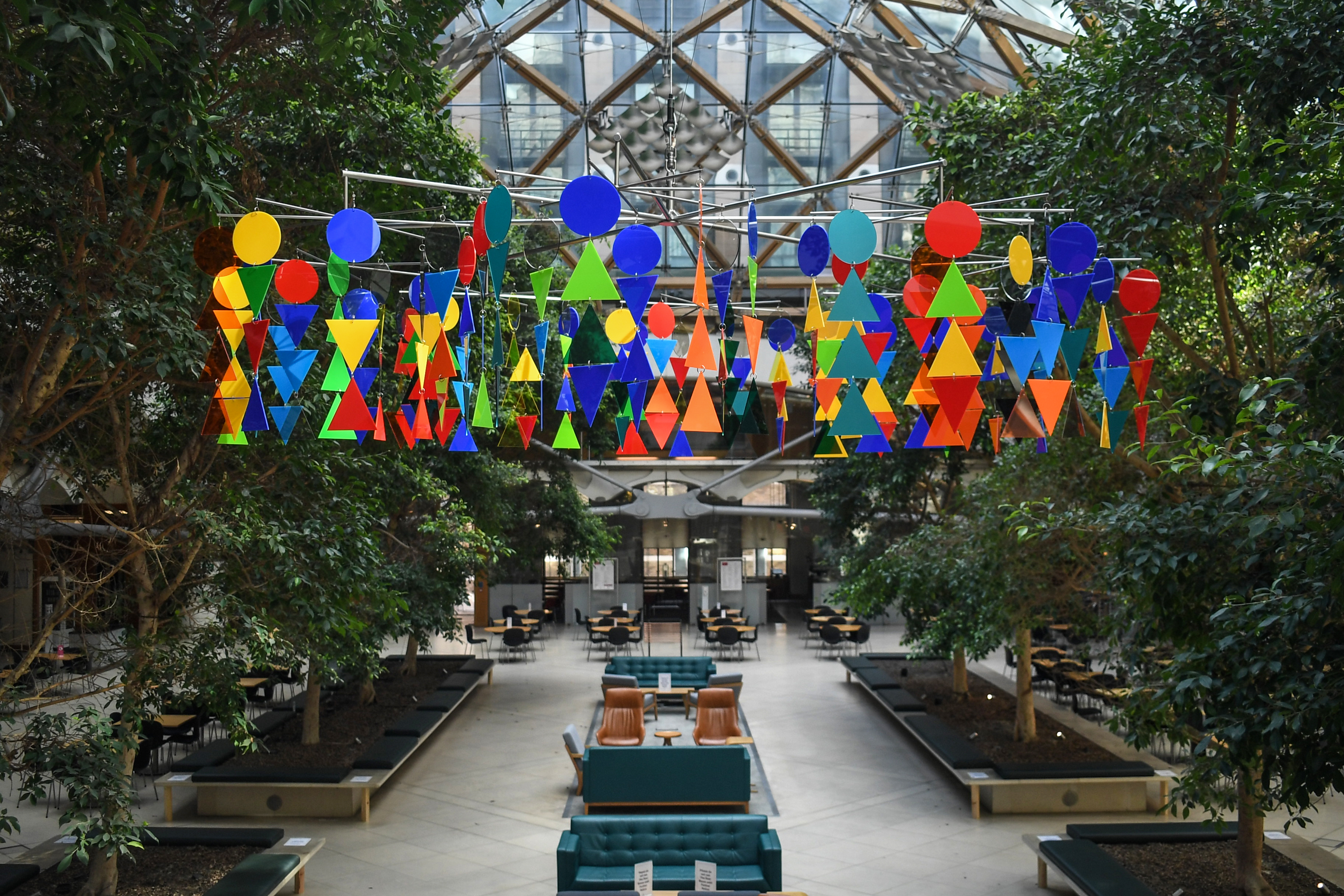 The work is on display in Portcullis House. (Jessica Taylor/UK Parliament) 