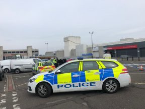 Man taken to hospital after being hit by car outside Westside Plaza, Edinburgh, shopping centre