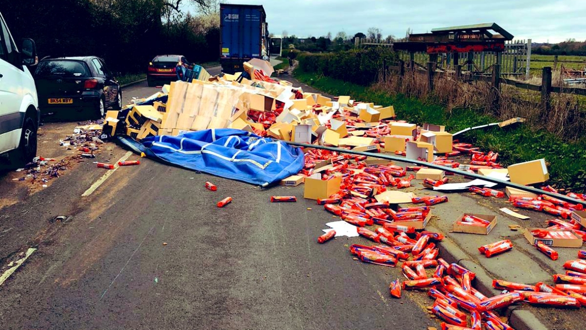 The clean-up operation took over seven hours.